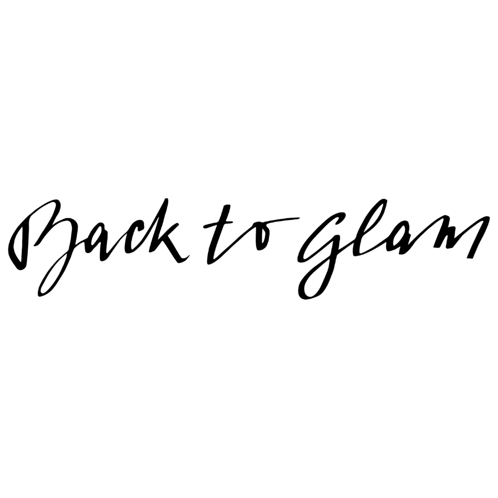 logo back to glam