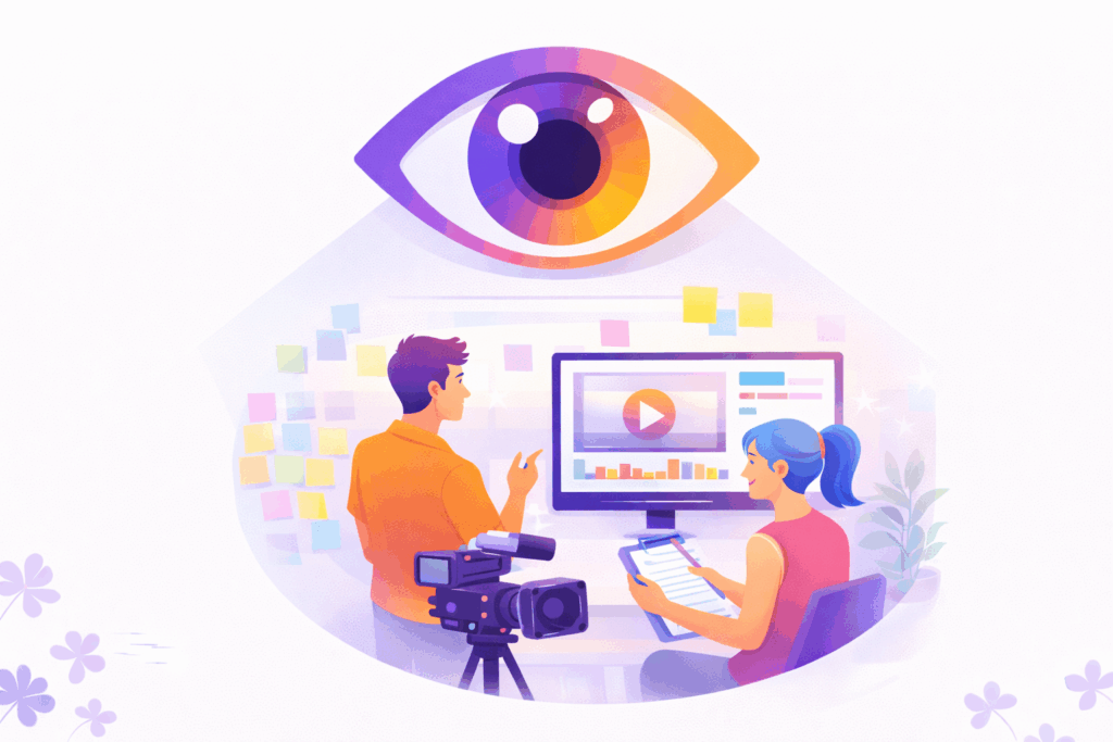 La valeur du regard extérieur en communication vidéo